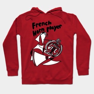 French Horn Player (Female) by Pollux Hoodie